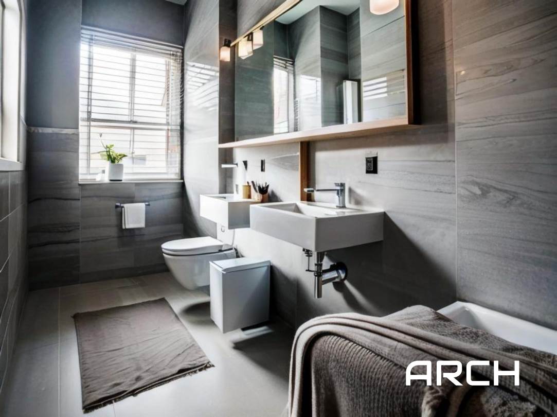 Appartamento a La spezia con 4 locali di 95 m2 - RENDER BAGNO